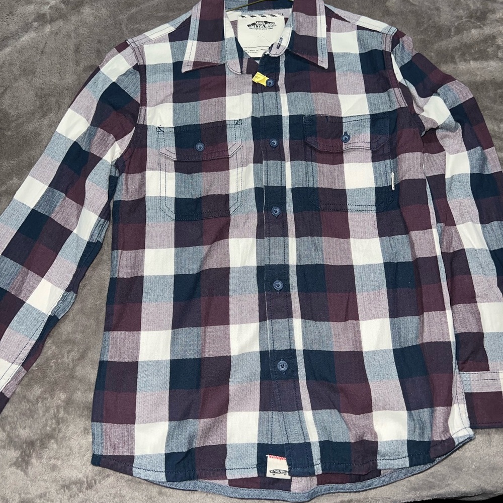 Long Sleeve Boys Vans Shirt